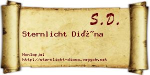 Sternlicht Diána névjegykártya